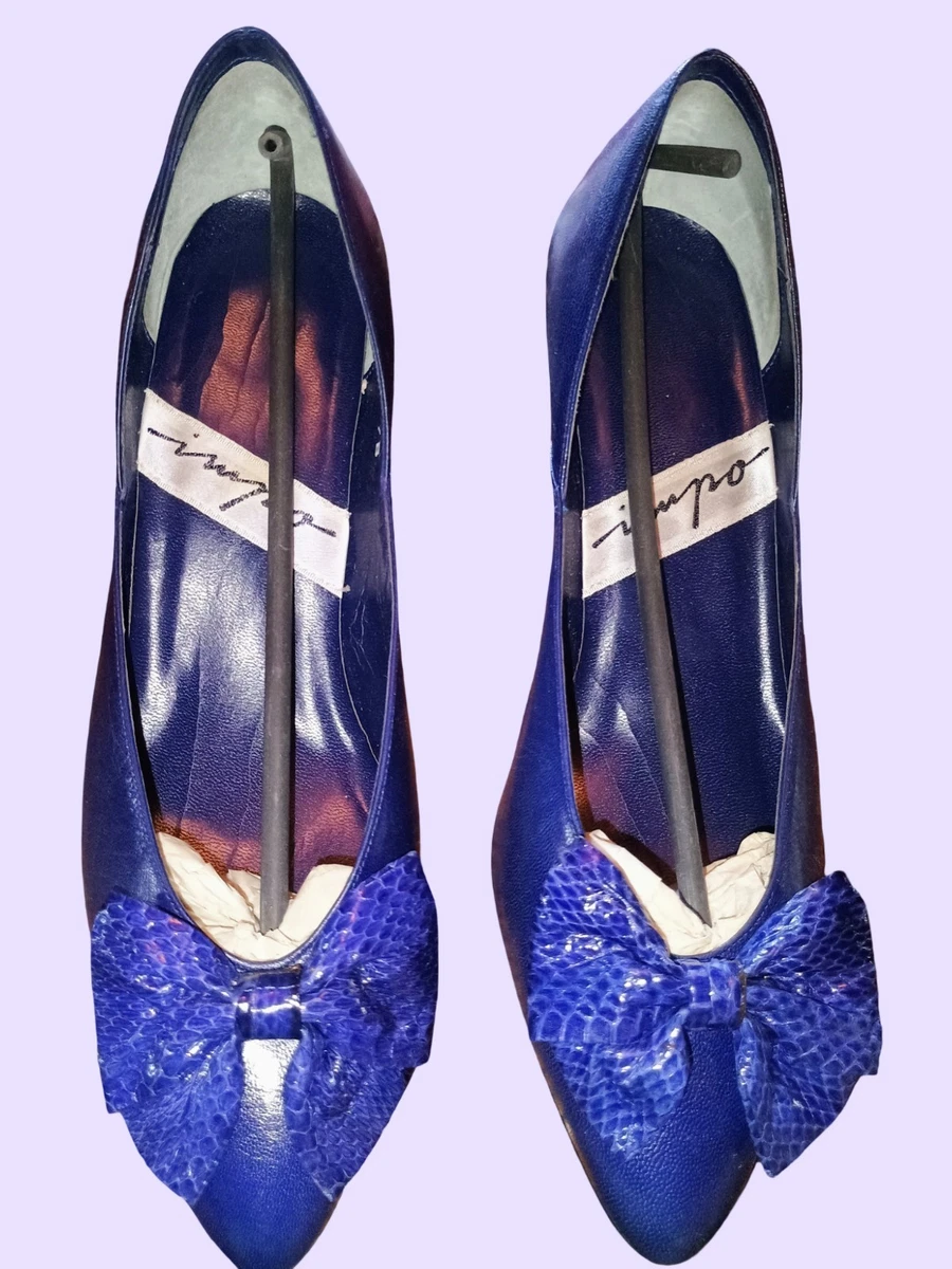 70s/80s Corelli blue leather sandals, size 6.5M womens navy blue slingback heels Corelli Products for Sale up to 90% Off Retail: Poshmark main image 2