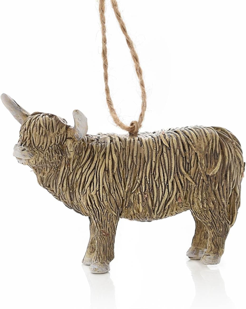 Country Christmas - Highland Cow Hanging Decoration - Chrsitmas Tree Ornament F