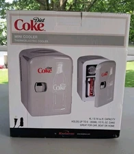 Diet Coke 4L Compact Personal Travel Fridge Mini Cooler