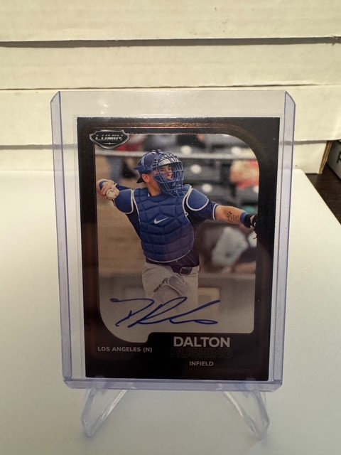 Dalton Rushing 2024 Pulse Lumin Bronze On Card Auto SSP 13/15 RC Dodgers