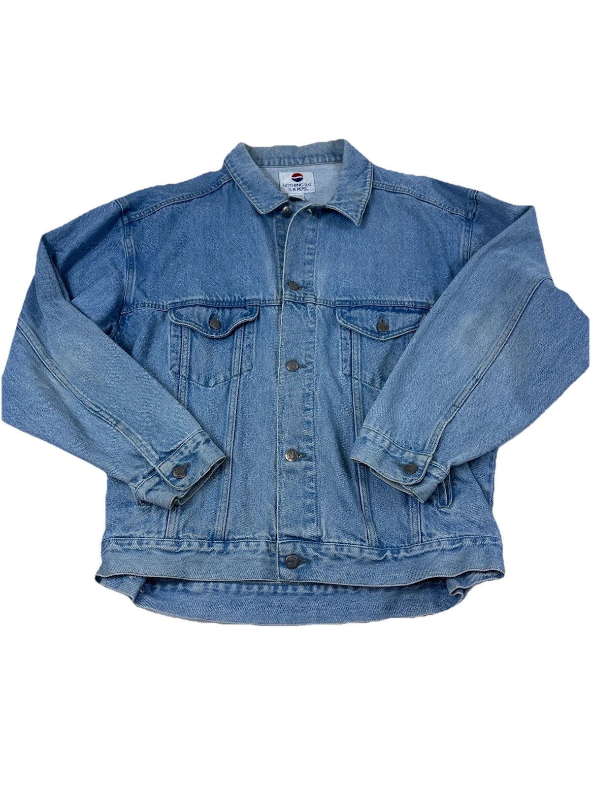 Men’s Pepsi Denim Vintage Jacket Size XL