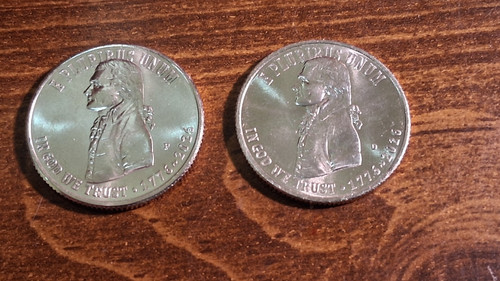 2026 P & D QUARTERS JEFFERSON 🗽 BELL 🔔 QUARTERS GET 1 MINT P 1 D