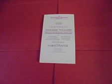 Lauren Bacall Michael Beck Harold Pinter 1985 UK Theatre Pre-Opening Flyer