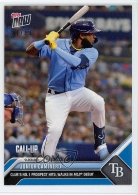 2023 Topps Now Call-Up Blue /49 Junior Caminero #911 8w7