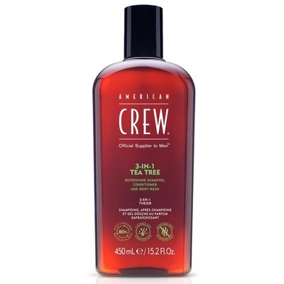 American Crew Shampoo, Conditioner & Body Wash 15.2 Fl Oz (Pack of 1), BLACK 
