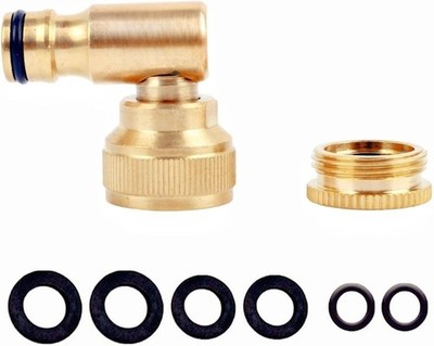 Wasserhahn Wasserverteiler,Gerader Winkel Wasserhahn Adapter Gartenschlauch