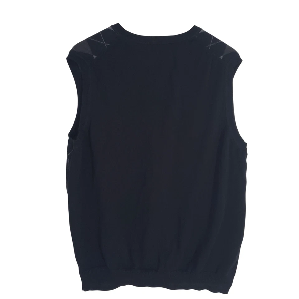 Chaleco Suéter APT 9 Para Hombres Argyle Talla XXL Algodón Preppy Professor Academia Nerd Foto 2 de 4