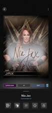 NIA JAX 2021 WWE TOPPS SLAM COMMANDERS 21 SUPER RARE DIGITAL CARD!!!!!!!