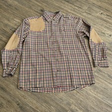 Boyt Harness Company Shooting Plaid Flannel Shooting Shirt Mens Size 2XL XXL