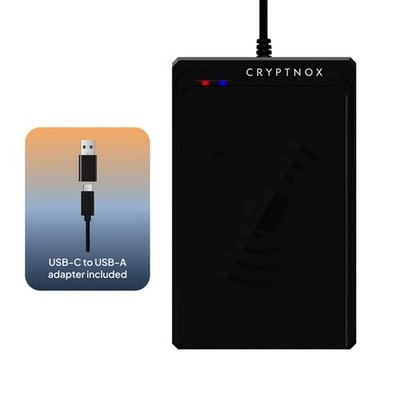 Contactless Smart Card Reader   NFC Reader Writer USB Type-C and Type-A Connecti
