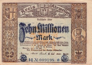 Germany (Ahrweiler) 10 Million Mark 1923
