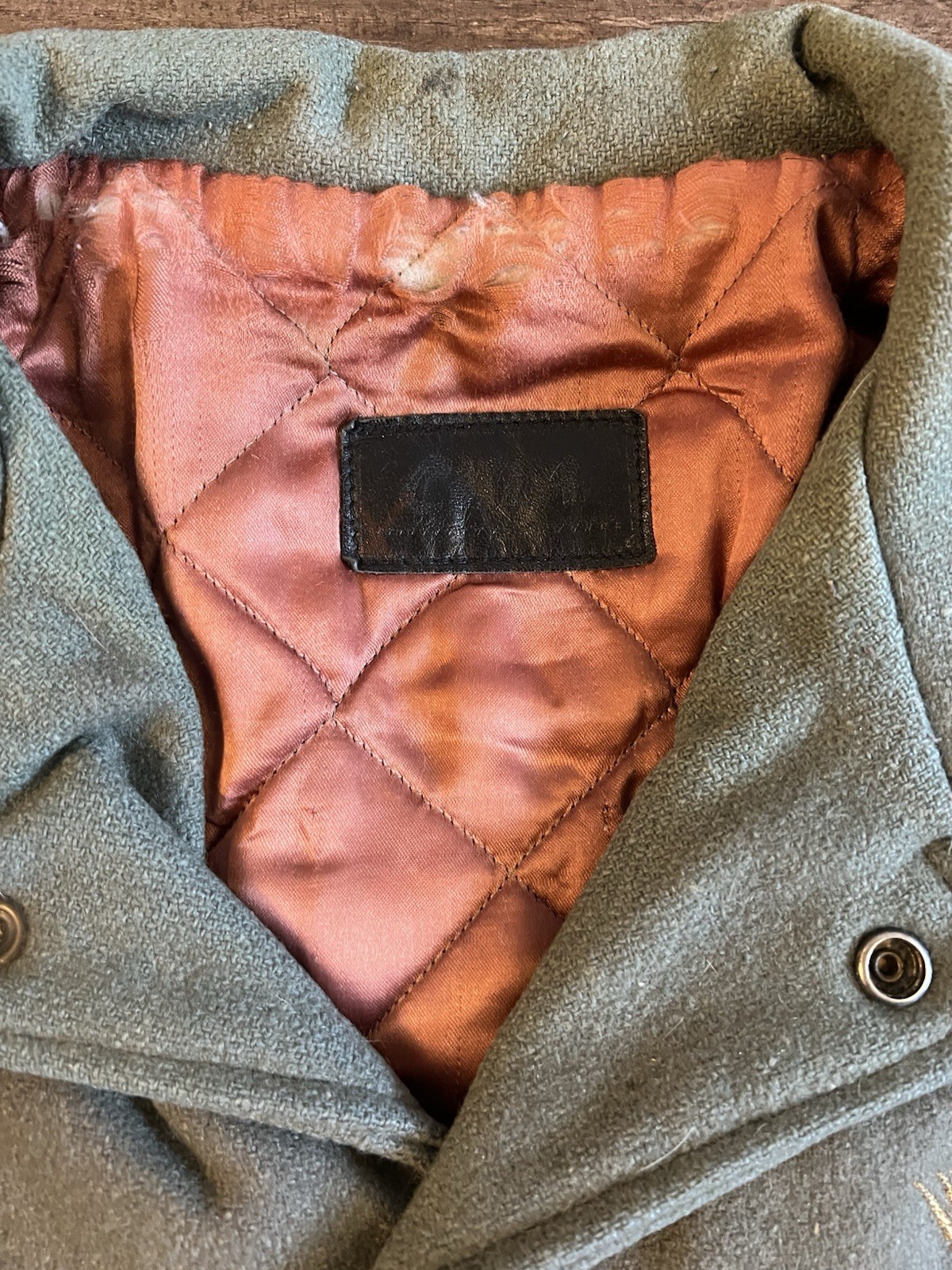 Vintage US AIR FORCE Leather Varsity Jacket Men’s L/XL Aviator Fly High USA image 4