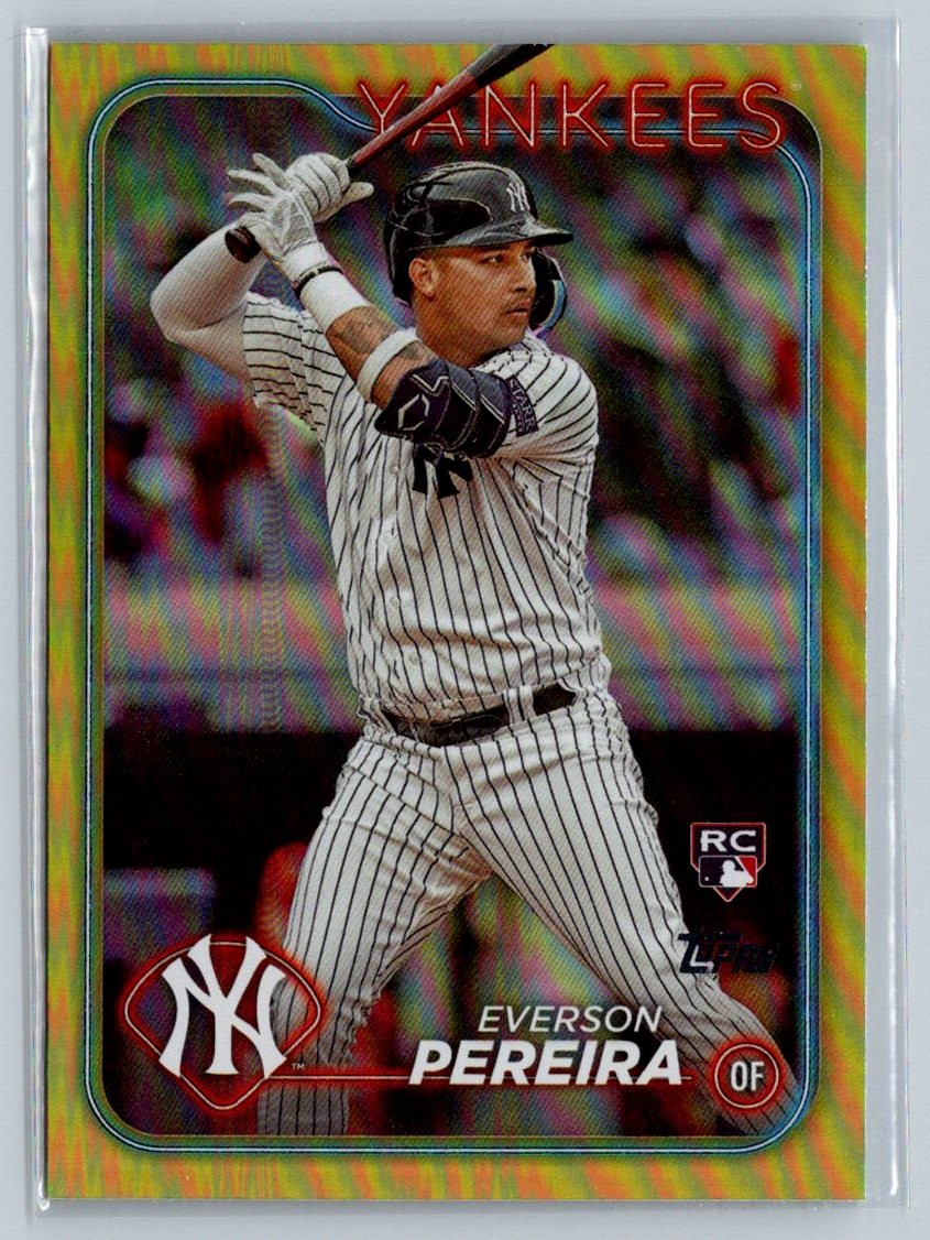 2024 Topps #461 Everson Pereira Gold Foil