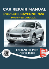 Porsche Cayenne 2010-2017 Car Repair Manual Workshop Maintenance Service Guide