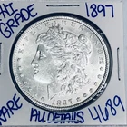 1897 MORGAN SILVER DOLLAR AUTHENTIC HI GRADE U.S. MINT COIN FREE SHIPPING 4689