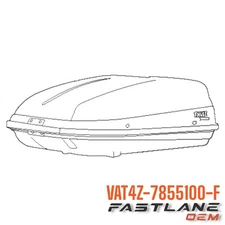 GENUINE FORD CARGO BOX, RACK-MOUNTED, 55X26X12 NEW OEM VAT4Z-7855100-F