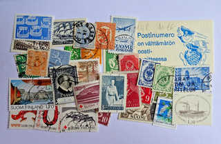 Ca. 30 Briefmarken Finnland