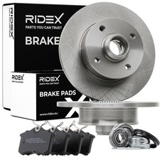 RIDEX Bremsenset Hinten Bremsscheiben Beläge für VW GOLF II (19E, 1G1) GOLF III