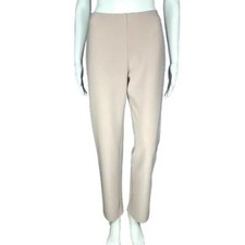 T Tahari Pull On Office Work Dress Pants Womens 4 Blush Elastic Waist NWOT