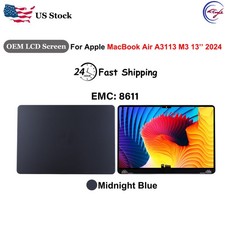 OEM LCD Display Screen Replacement For Apple MacBook Air A3113 M3 13'' Midnight