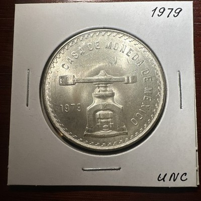 メキシコ 1Onza 1979年 銀貨 c2304 1979 Mexico 1 oz Silver Onza Balance Scale BU (Type III) | eBay