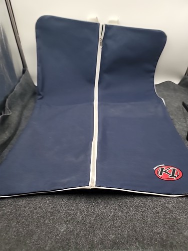 K1 Hockey Foldable Blue Canvas Jersey Sweater Lined Hanging Garment Bag