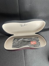 Ray Ban Universal Black Medium Hard Case for Sunglasses w/ Cleaning Cloth