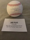 Jake Peavy Signed Official Major League Baseball Tristar