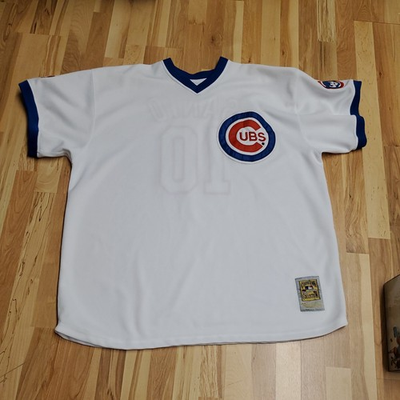 #ad COOPERATOWN MITCHELL amp; NESS RON SANTO 1969 3XL CHICAGO CUBS JERSEY $59.50