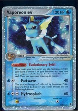 Pokemon EX DELTA SPECIES - #110/113 Vaporeon ex - ENG - Ultra Rare Holo - MP