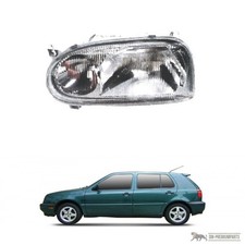 Hauptscheinwerfer links H1/H1 ohne Motor passt für VW Golf III 91-97