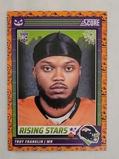 2024 Score-A-Treat Rising Stars Orange Pumpkin #48 Troy Franklin Broncos