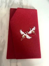Auspicious crane pattern Gift bag Fukusa