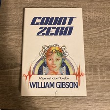 Count Zero by William Gibson (1986) First Book Club Edition Rare Cyberpunk
