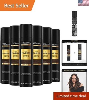 Root Touch Up, Temporary Hair Color Spray, Travel-Size 6-Pack   Dark Brown, P...
