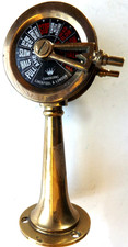 Vintage Rare 6" Nautical Brass Ship's Engine Telegraph to Ship Engine Room