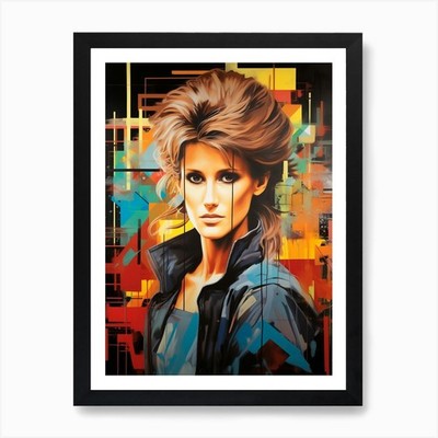 Celine Dion 2 (1) Kunstdruck gerahmt Wandbild Poster Leinwanddruck Bild