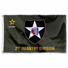 US Army 2nd Infantry Division Flag Large 3x5