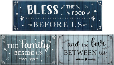 Kitchen Rugs Set of 3 Non Slip Kitchen Mats for Floor Washable Farmhouse Rustic