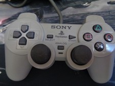 Sony Playstation 1 SCPH1200 Dual Shock Gray Analog Controller   Wired