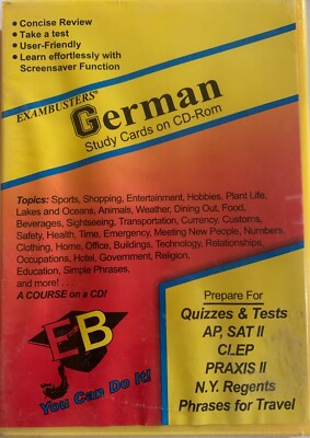 Exambusters Ser.: German : Exam Prep Software on CD-ROM! Exambusters CD-ROM 