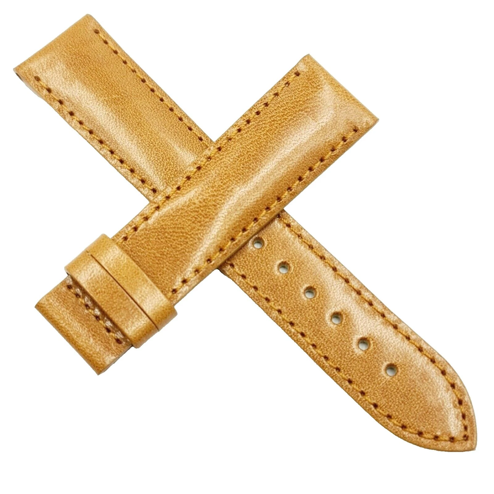 Reloj de pulsera de cuero marrón Tissot Bandas