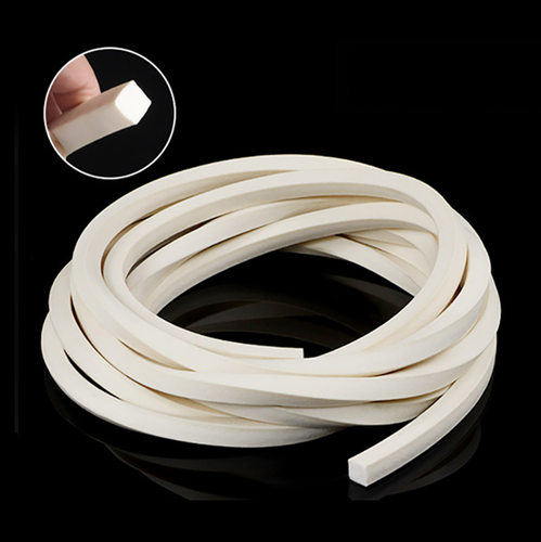 Silicone Rubber Sponge Strip Square Seal Strip Closed Cell White Foam Backer Rod - Picture 2 of 8
