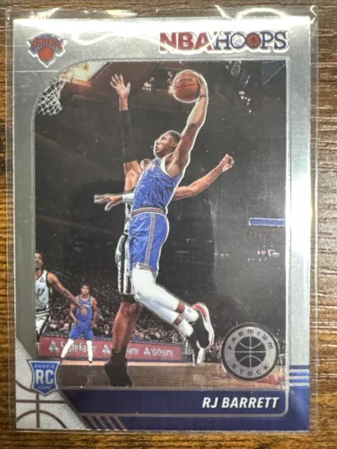 2019-20 Panini NBA Hoops Premium Stock - #201 RJ Barrett (RC) NM