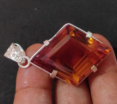 Natural 84.65 Ct Zultanite 7 Color Pendant 925 Silver Loose Certified Gemstone - Picture 11 of 13