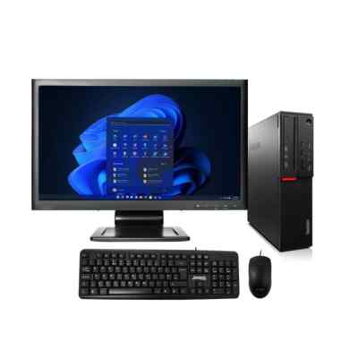 HP 280 G2 MT 23'' Monitor PC Setup - i5 6. Gen 16GB DDR4 RAM 256GB SSD - Win11