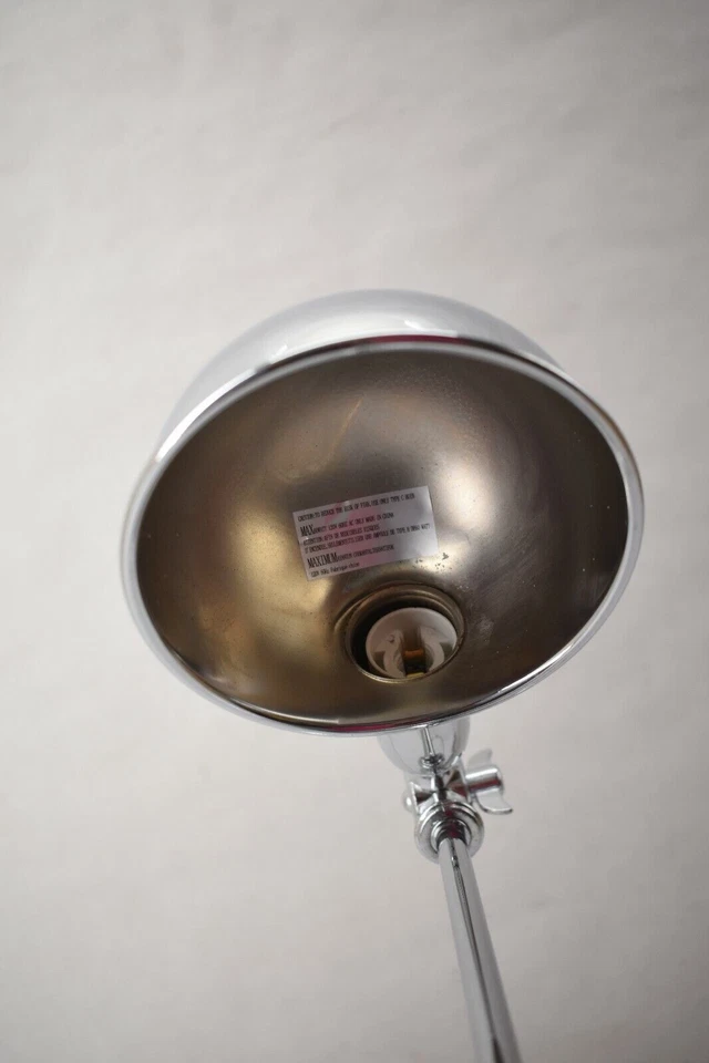 Almacén de Tiffany Pauh Cromo con 1 Bombilla y Lámpara de Mesa TM172/1 Foto 3 de 4