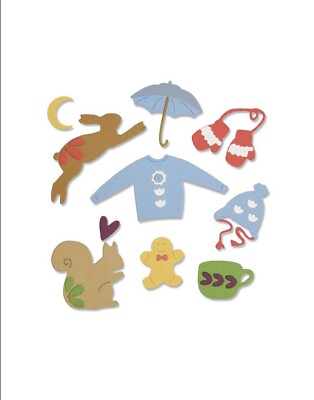 Sizzix Thinlits ''Winter Elements'' 663412 von Lisa Jones