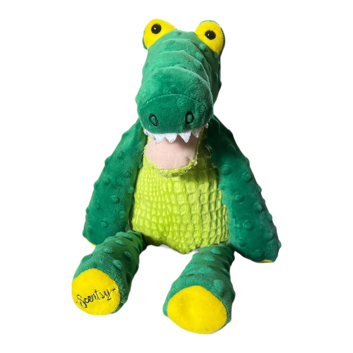 Scentsy Buddy Nile the Crocodile Alligator 15 Stuffed Animal Vanilla Scent  pack