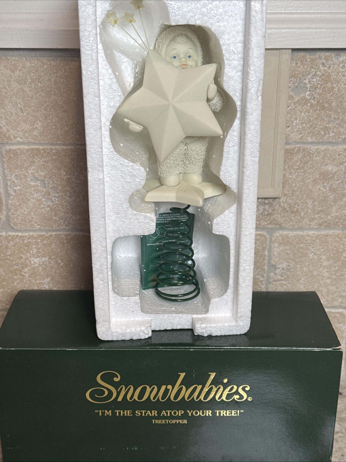 Department 56 Snowbabies 68862 Star Tree Topper Christmas Decoration